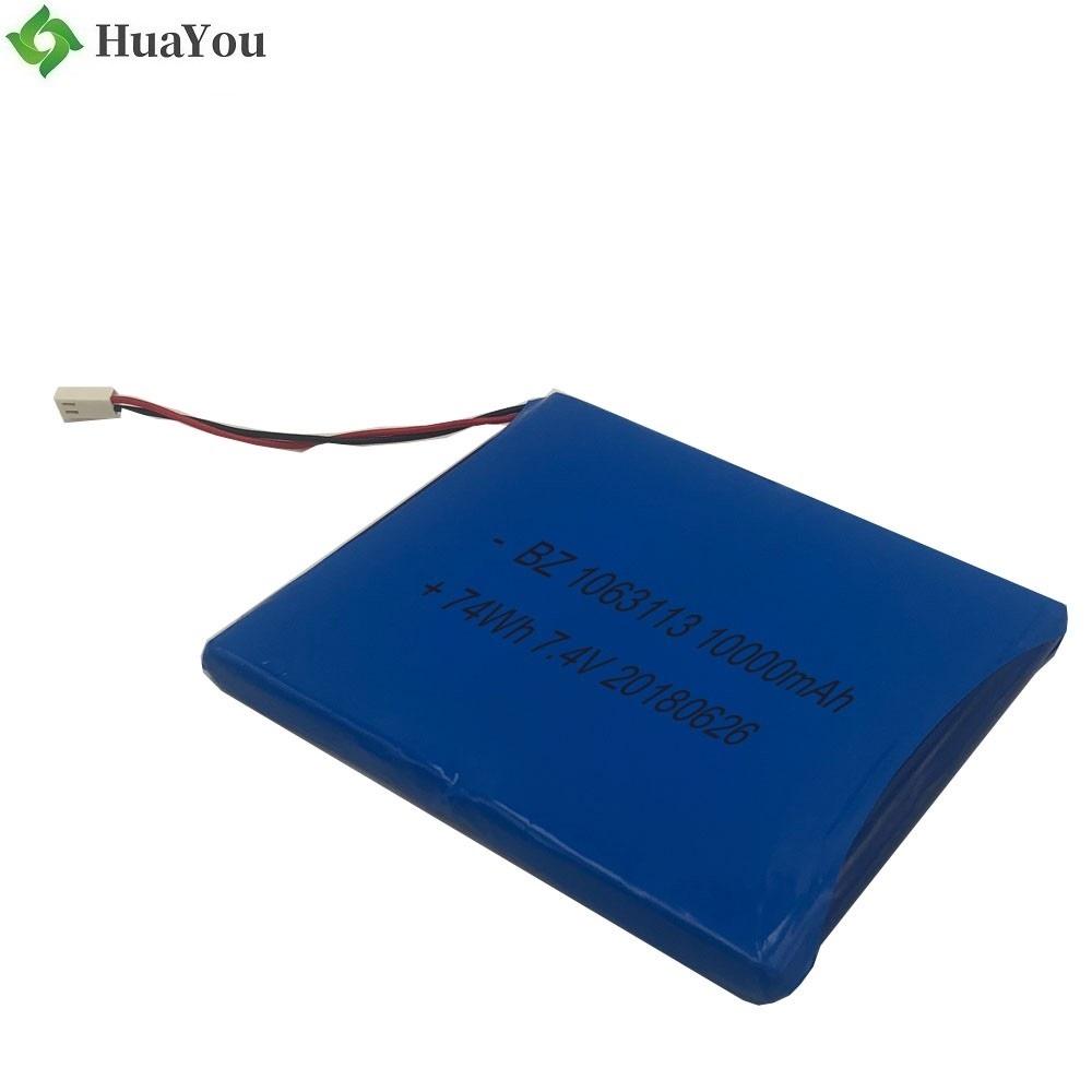 10Ah 7.4V Polymer Li-Ion Battery