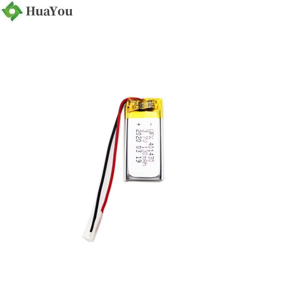 401430 130mAh 3.7V Li-Polymer Battery 