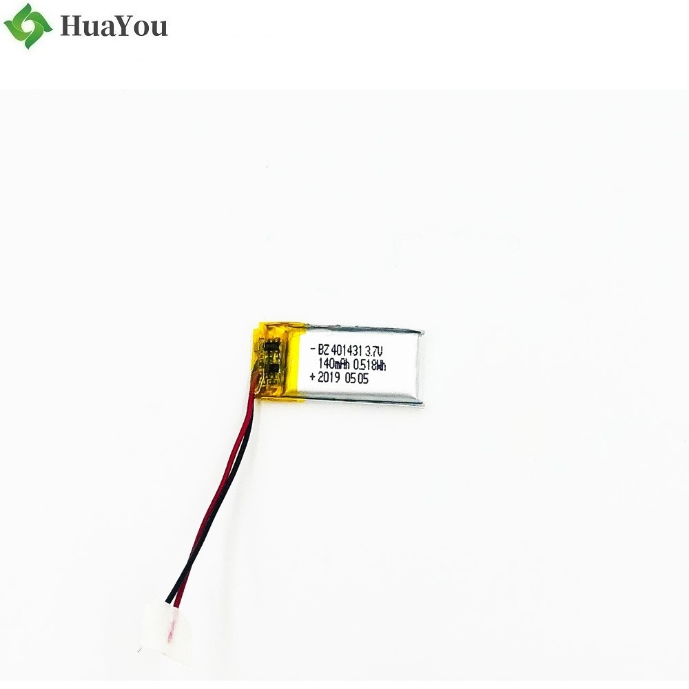 140mAh Lipo Battery for Cosmetic Case