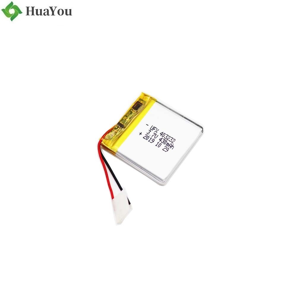 403232 3.7V 430mAh Li-ion Battery