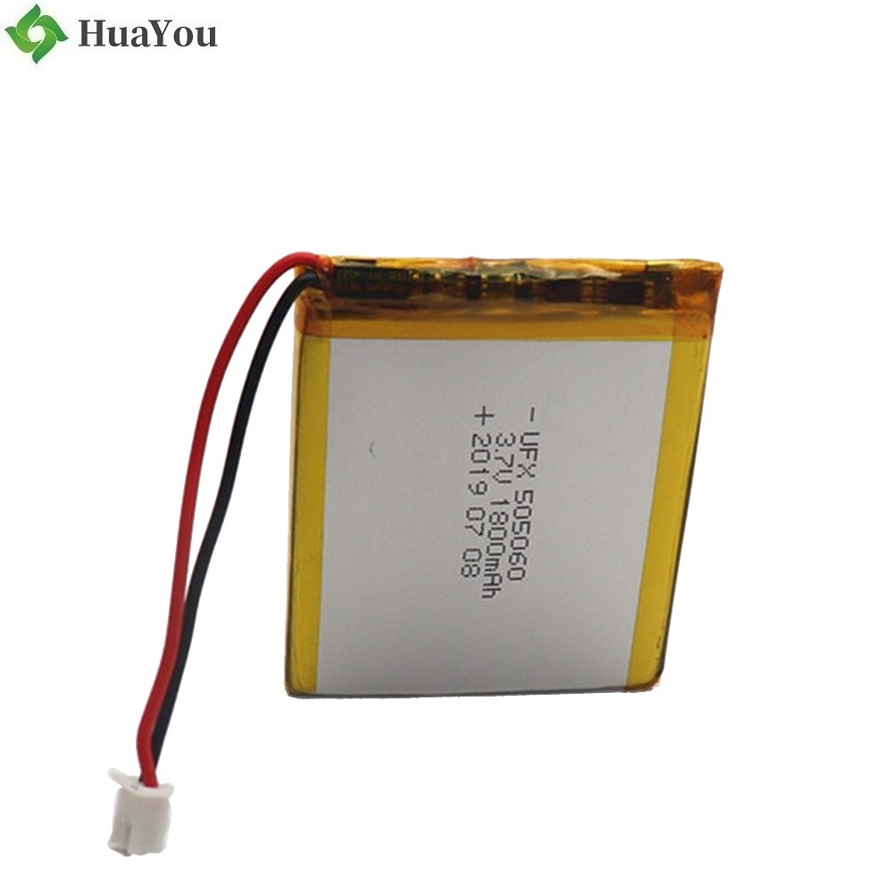 505060 1800mAh 3.7V Li-Polymer Battery