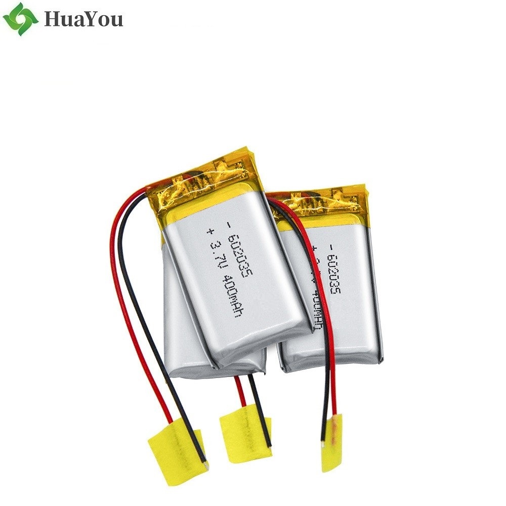 400mAh 3.7V Li-ion Battery