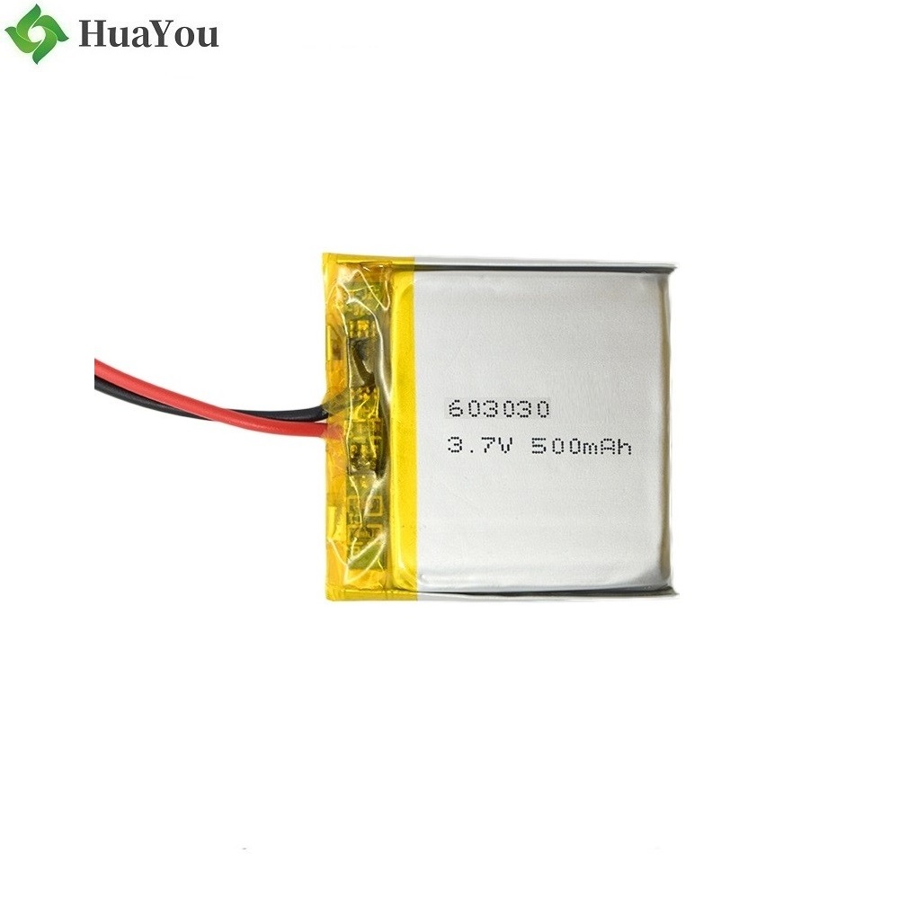 500mAh Battery for LED Light 