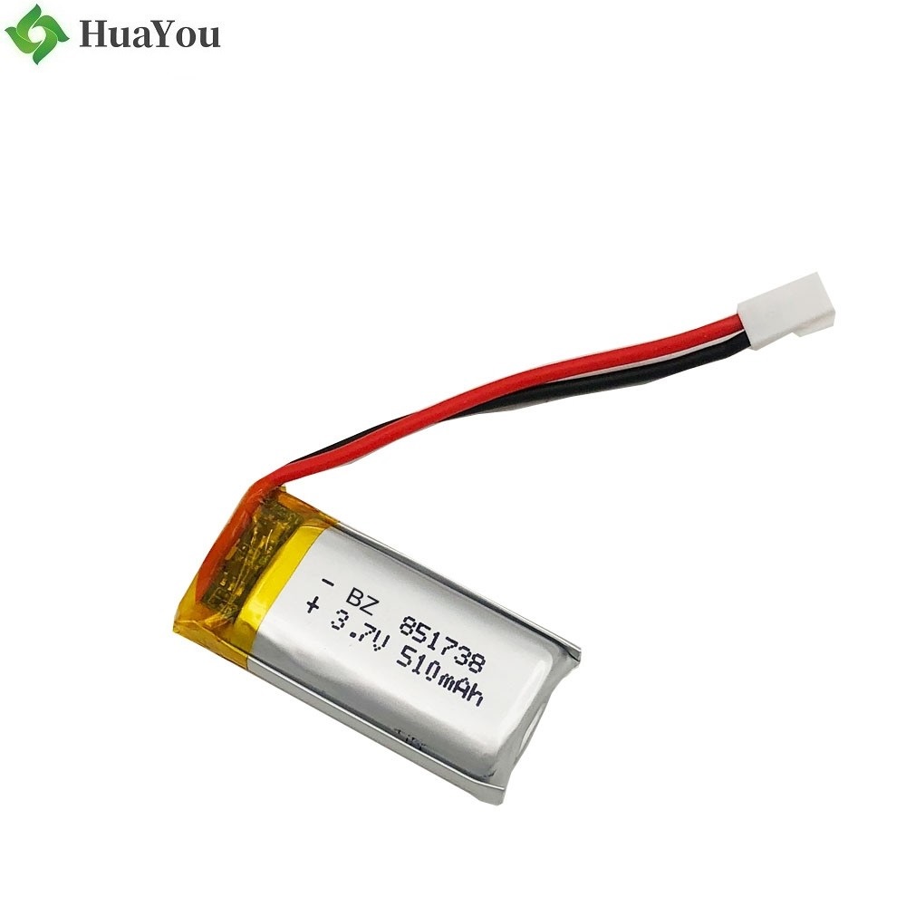 510mAh 3.7V Lipo Battery