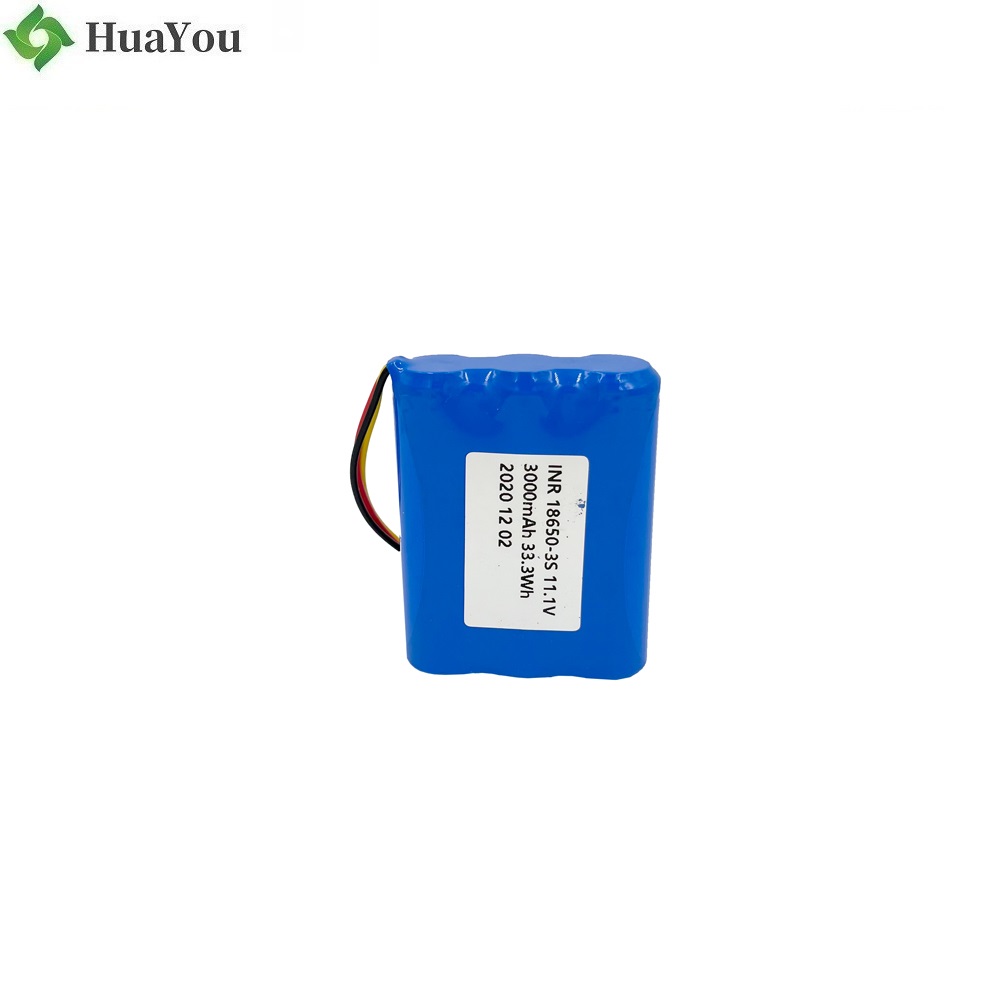 18650-3S 11.1V 3000mAh Rechargeable Battery Pack